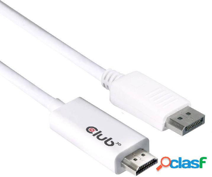 club3D DisplayPort / HDMI Cavo adattatore Spina DisplayPort,