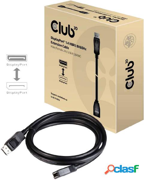 club3D DisplayPort Prolunga Spina DisplayPort, Presa