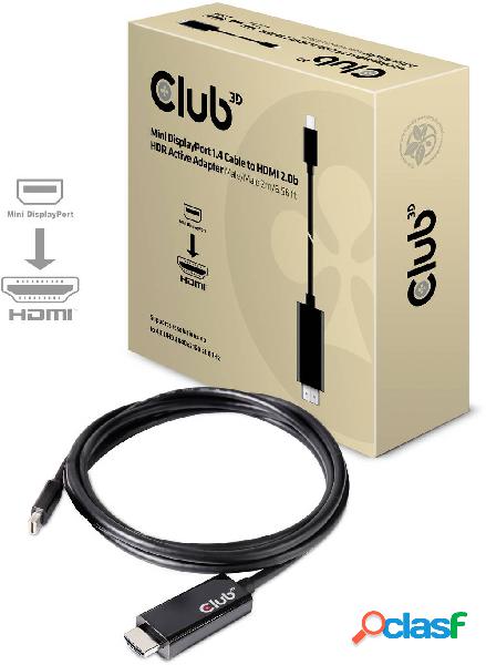 club3D Mini-DisplayPort / HDMI Cavo adattatore Spina Mini