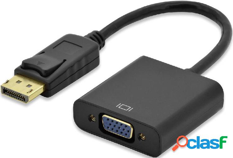 ednet DisplayPort / VGA Cavo adattatore Spina DisplayPort,