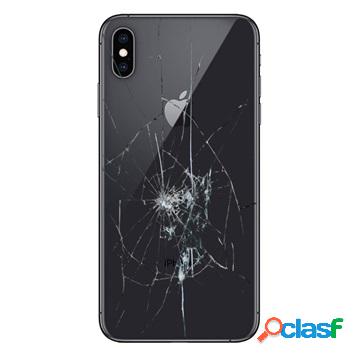 iPhone XS Max Back Cover Repair - Glass Only - Black