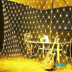 luci notturne a rete a led 1.5x1.5m 3x2m 220v matrimonio