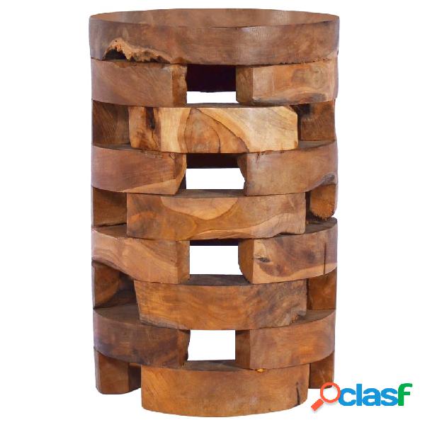 vidaXL Comodino 30x30x45 cm in Legno Massello di Teak