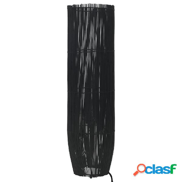 vidaXL Lampada da Pavimento in Salice Nera 52 cm E27