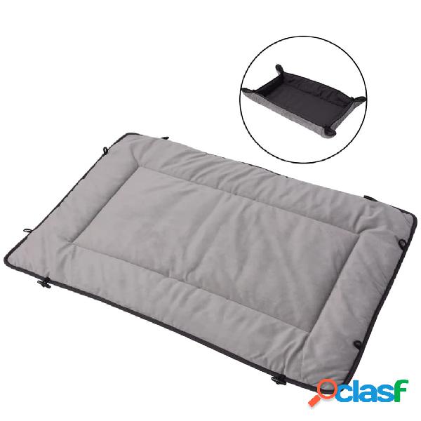 vidaXL Letto per cani Grigio 65x80 cm