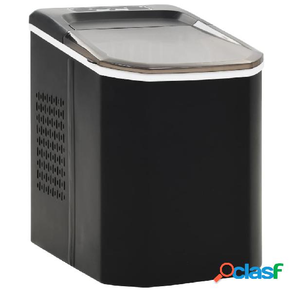 vidaXL Macchina per il Ghiaccio Nera 1,4 L 15 kg / 24 h