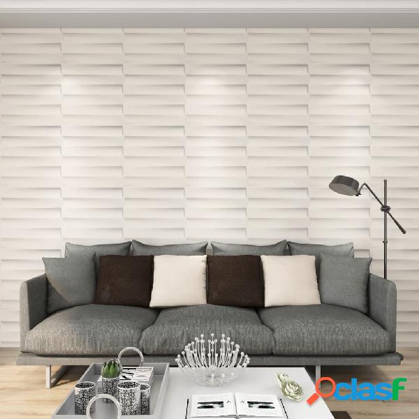 vidaXL Pannelli a Parete 3D 12 pz 0,5x0,5 m 3 m²