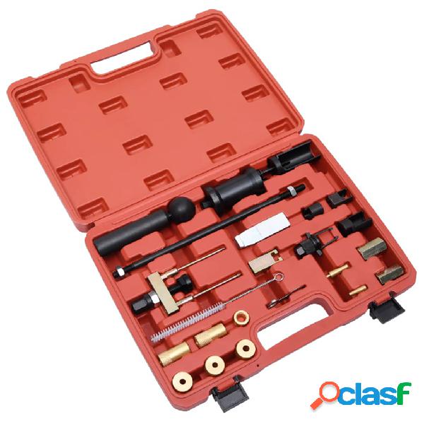 vidaXL Set Estrattore Iniettore Diesel 23 pz