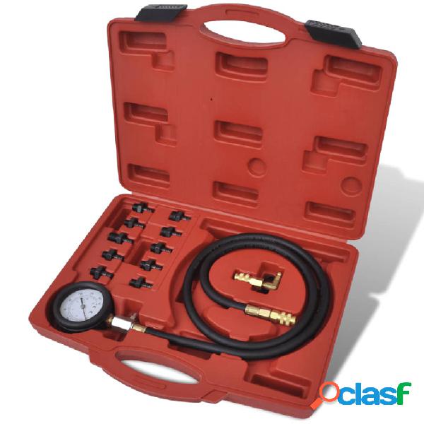 vidaXL Set Strumenti Tester Motore e Pressione Olio