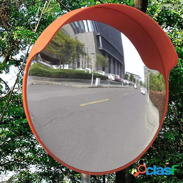 vidaXL Specchio per Traffico Convesso Plastica PC Arancione