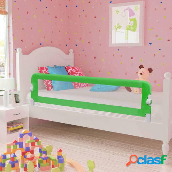 vidaXL Sponde Letto per la Sicurezza dei Bambini 2 pz Verde