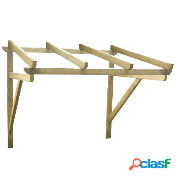 vidaXL Tettoia per Porta dIngresso 150x150x160 cm in Legno