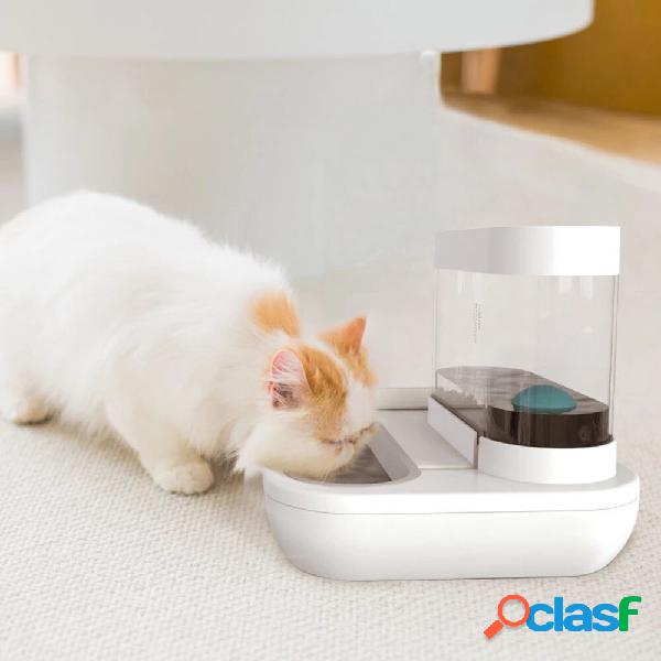 1.5L Automatico Pet Cat Acqua Alimentazione Fontana Doppia