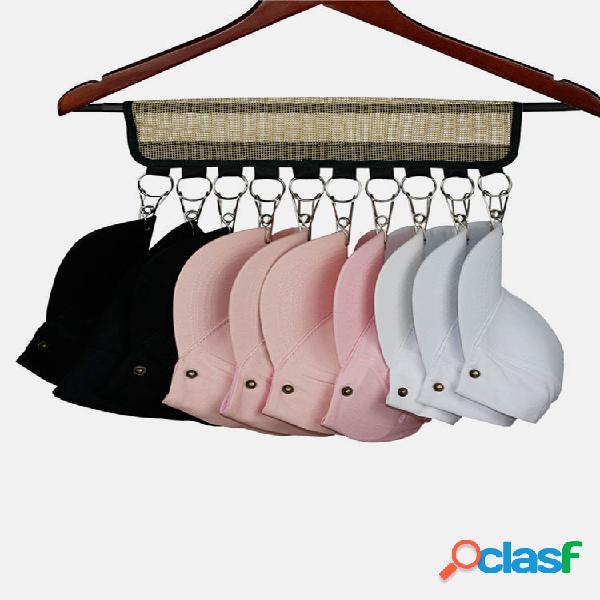 1 PC multifunzione Design 10 fermagli per cappelli