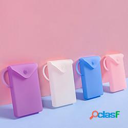 1 scatola di immagazzinaggio sacchetto di plastica semplice