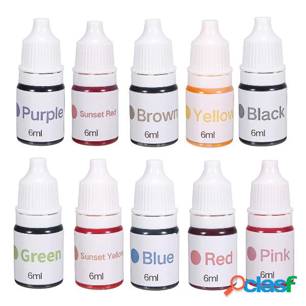 10 colori coloranti Sapone Set da colorare Kit colorante