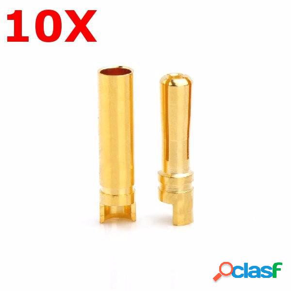 10 coppie Amass 4,0 mm Banana Plug AM-1003F maschio e