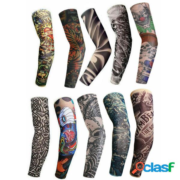 10 pezzi Tatuaggio Maniche braccio di raffreddamento Cover
