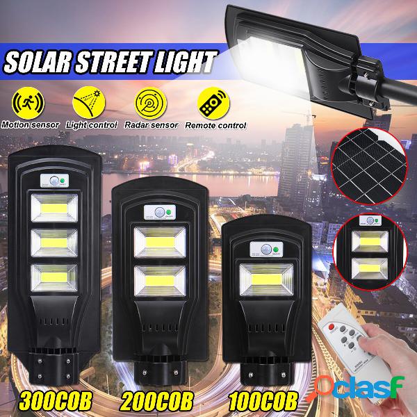 100/200 / 300COB LED solare Lampione PIR Motion Radar Sensor