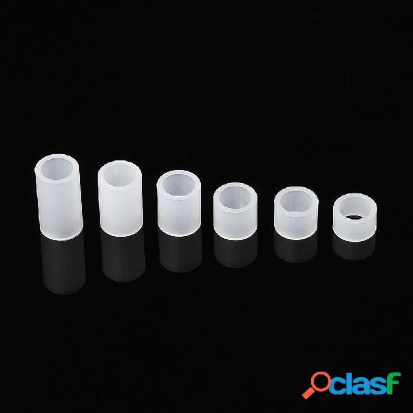 100Pcs M5 Bianco Nylon ABS Distanziatore non filettato