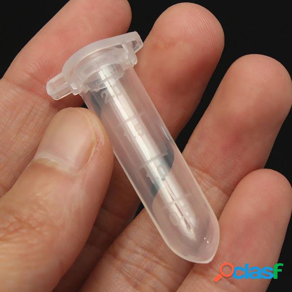 100pcs provette da centrifuga in polipropilene PP 2ml