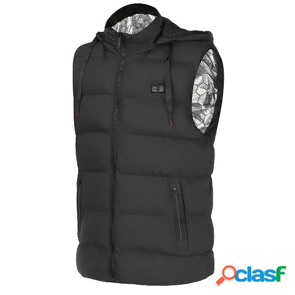11 zone di riscaldamento gilet caldo inverno uomo donna