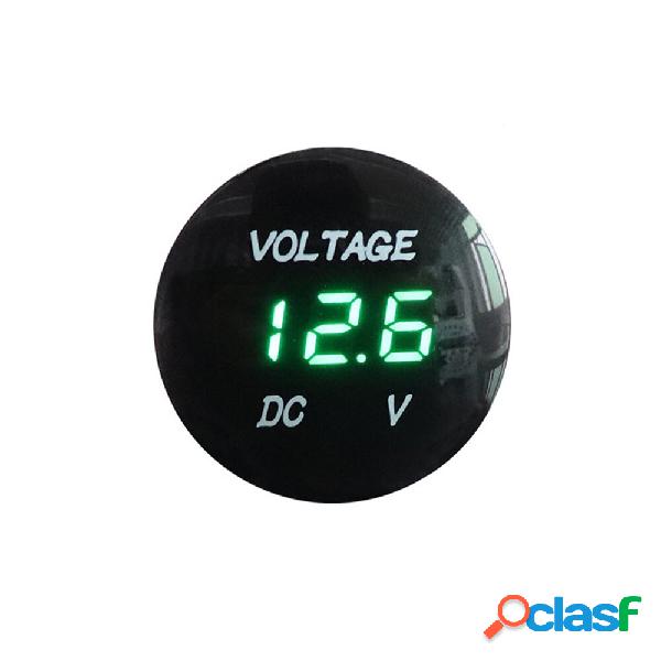 12-24 V Mini LED Voltmetro digitale Colore impermeabile