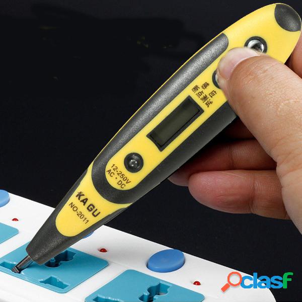 12-250v ac dc penna del tester del rivelatore di tensione