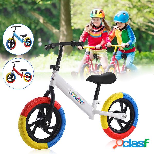 12 Bambini Balance Bike Baby Senza pedali Regolabile Bambino