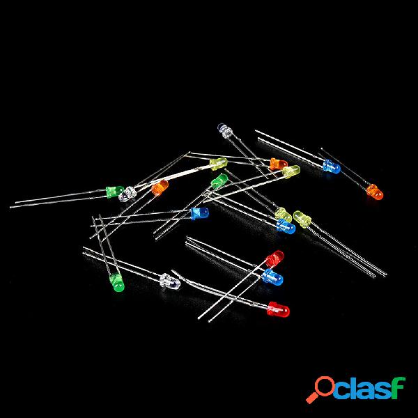 120PCS 3mm luce a led Pacchetto diodi emettitori Rosso