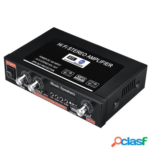 12V / 220V 2CH HIFI Amplificatore audio stereo basso