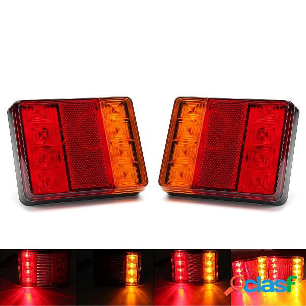 12V 8 LED Car Truck LED Posteriore Luci stop freno
