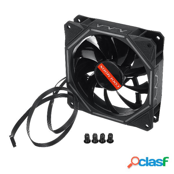 1400 RPM 120mm 6 pin Dual Aura regolabile LED RGB Ventola di