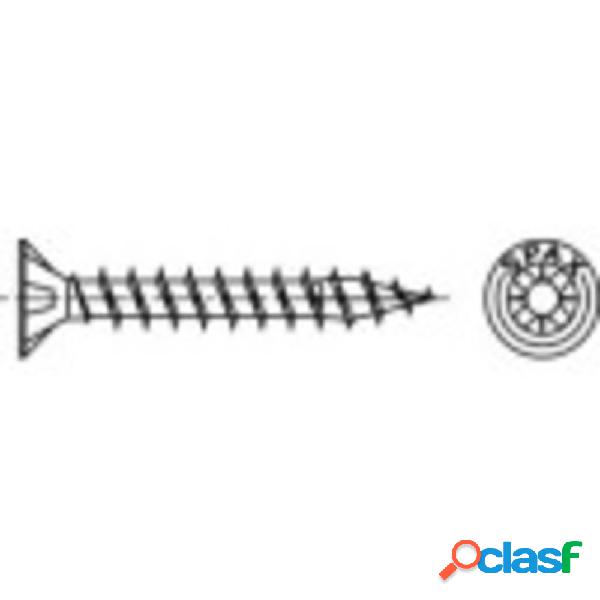 159078 Viti svasate 4 mm 16 mm A croce Pozidriv Acciaio