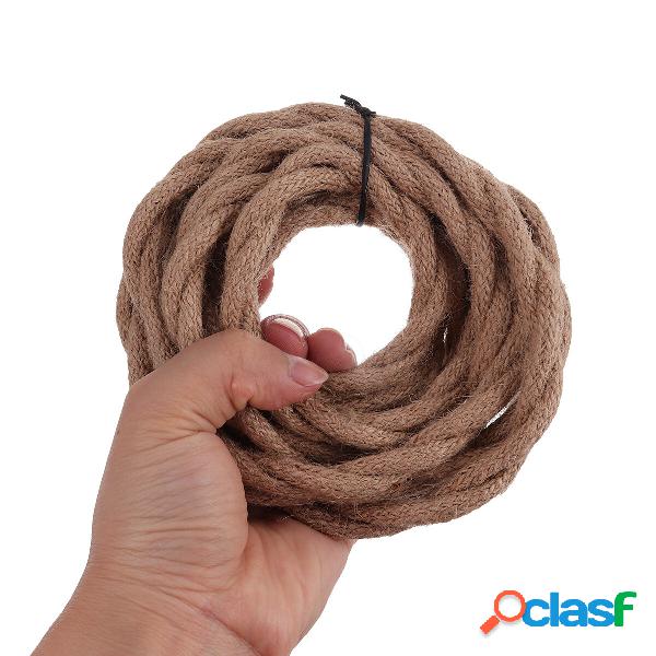 2,5 / 5M 0,75x2 filo di canapa filo retrò intrecciato fai
