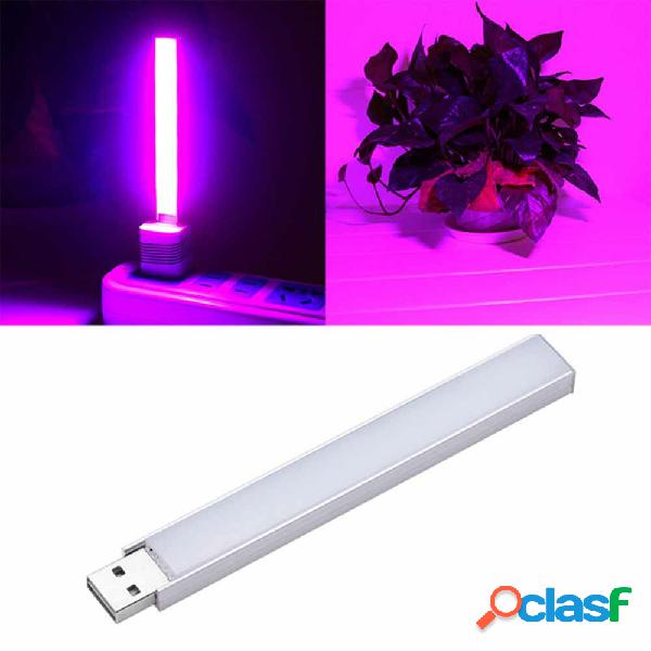 2.5W 14 LED USB Full Spectrum Red: Blue 10: 4 Grow Light per