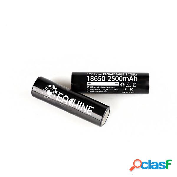 2 PZ Eachine 3.7V 2500mAh 18650 Li-ion Ricaricabile Batteria