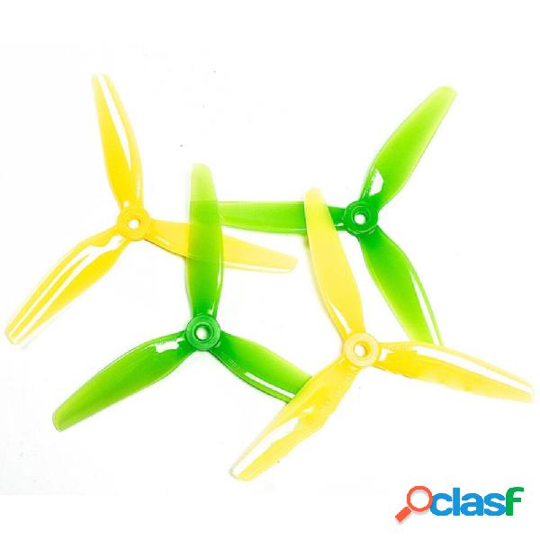 2 paia HQProp Lemon Lime 5 Pollici Elica a 3 pale in