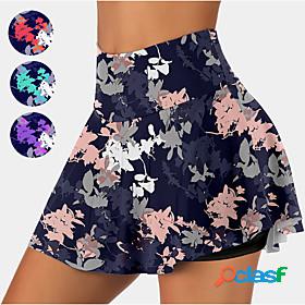21Grams Womens High Waist Athletic Athletic Skorts Running