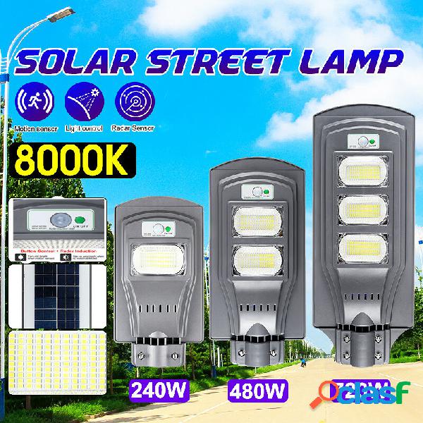 240W 480W 720W LED Lampione grigio Shell 2835 solare lampada