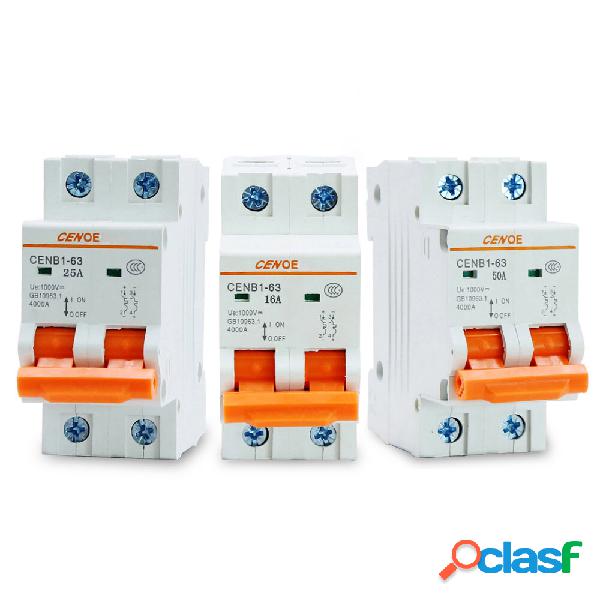 2P DC 1000V 10A 16A 25A 32A 40A 50A 63A solare Mini