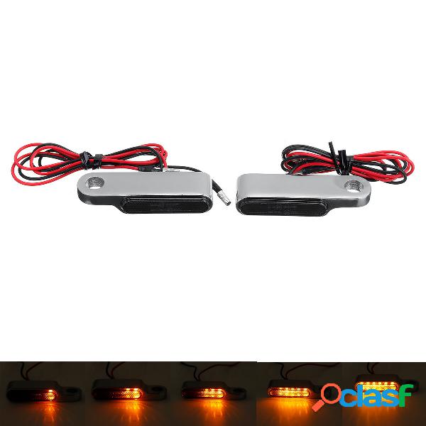 2PCS 12V 6 LED Scorre LED Indicatori di direzione per