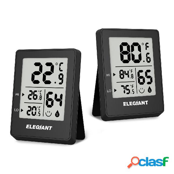 2PCS ELEGIANT Monitor di umidità della temperatura interna