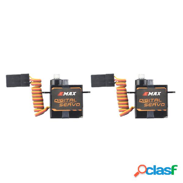 2Pcs Emax ES9052 4.3g Digital Metal Sterzo Servo con FUT/JR