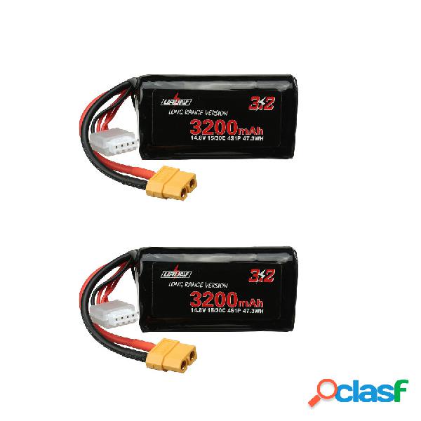 2Pcs URUAV VTC6 11.1V 3200mAh 15/30C 3S Li-ion a Lungo