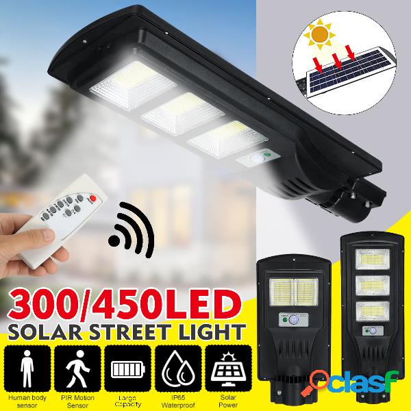 300/450 LED solare Lampione stradale PIR Muro di sicurezza