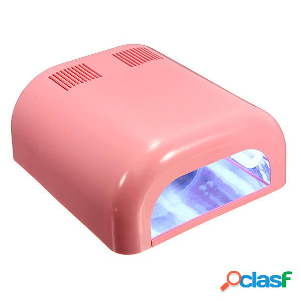 36Watt Pro UV Curing lampada Salon Chiodo Art Dryer Timer