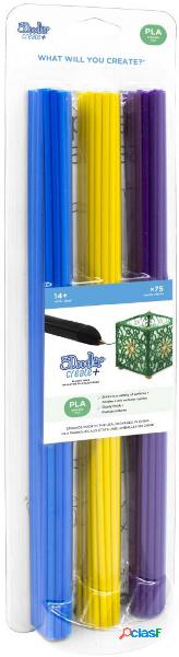 3Doodler PL-TROPC-75 Create+ PLA Tropic Mix KIT Filamenti
