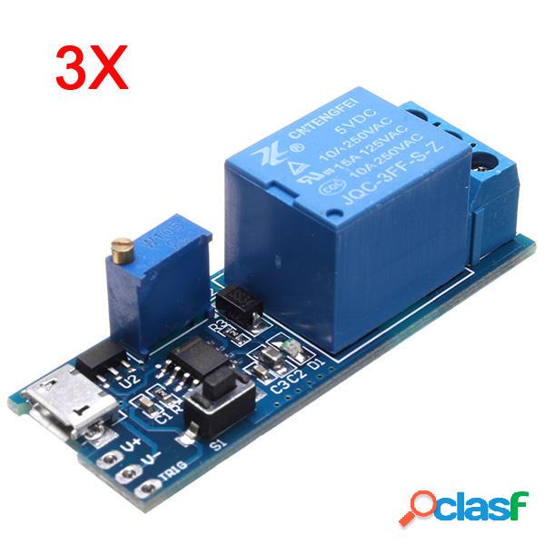 3Pcs 5V-30V Wide Voltage Trigger Delay Temporizzatore Modulo