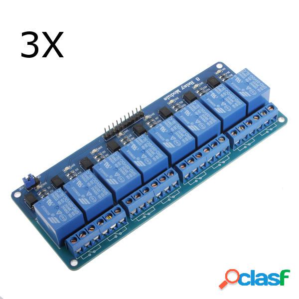 3Pcs Geekcreit 5V Scheda modulo relè a 8 canali PIC AVR DSP